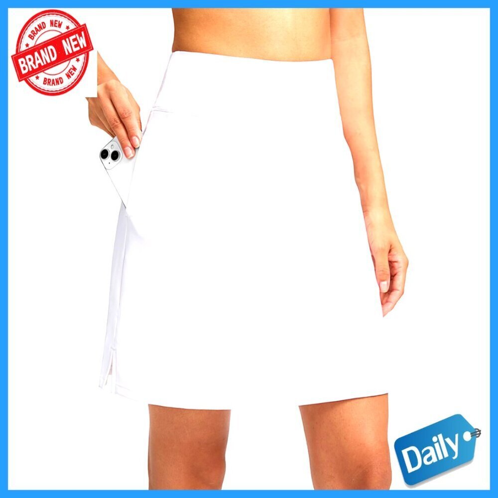 High Waisted Skort with Pockets for Golf Tennis Active Wear